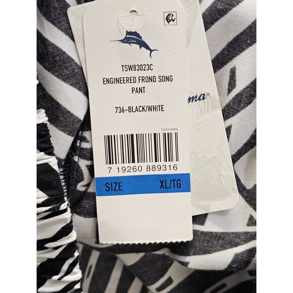 PLK XL Tommy Bahama Tropical Wide Leg Palazzo Pant Frond Song Beach Pants NEW - Picture 9 of 11